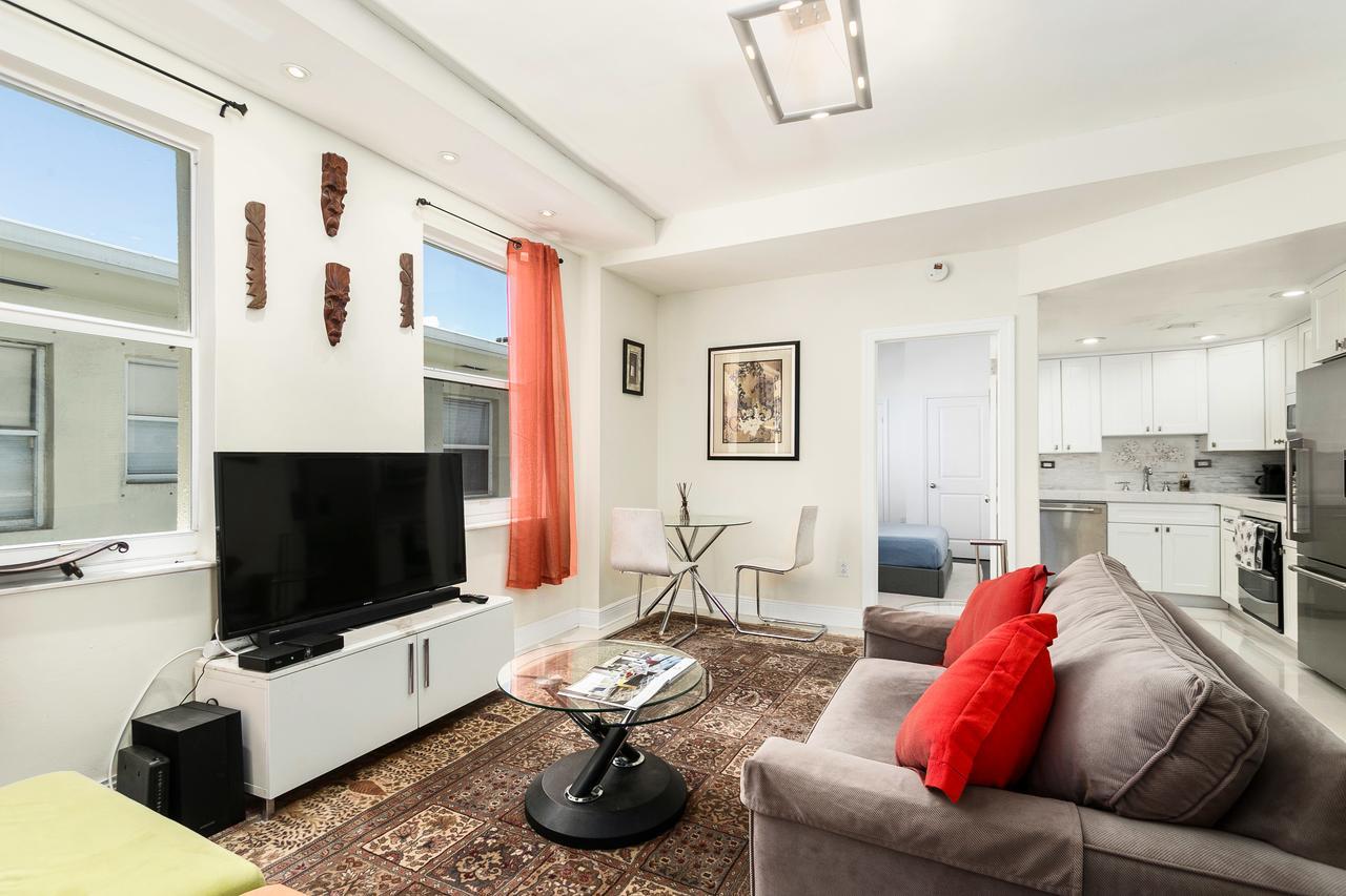 Two Bedroom Two Bath Apartment 2 Block To Beach Miami Beach Esterno foto